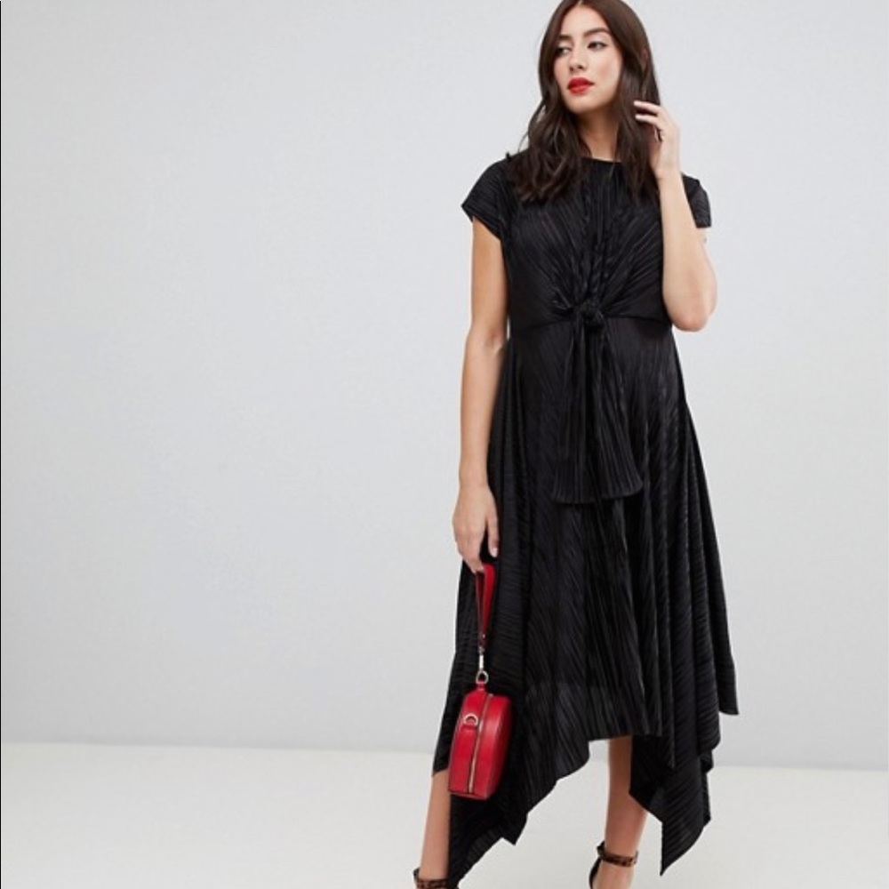 ASOS - Maternity plisse midi